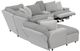 Catnapper® Abraxas 6-Piece Moonstruck Power U-Shape Reclining Sectional with Console-2