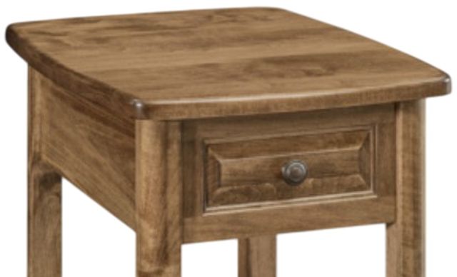 Archbold Furniture Customizable Amish Essentials Carson Maple 1-Drawer Chairside Table-1