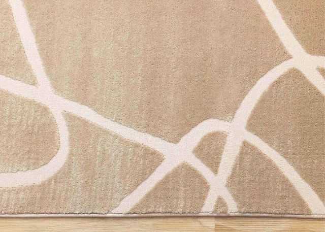 Kalora Interiors Leo Cream 5'x8' Style 1 Area Rug-3