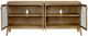 Bernards Tapestry Beige Glass Door Console-3