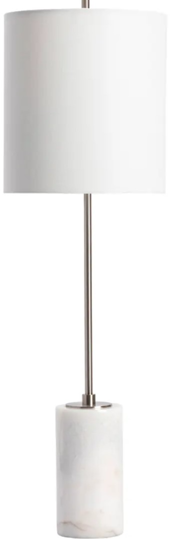Crestview Collection Jenna Natural White Table Lamp | D. Noblin