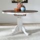 Liberty Furniture Carolina Crossing Antique Honey Gathering Table with White Base-1