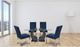 Kwality Imports Regan 2-Piece Blue Accent Chairs Set-3