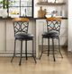 Homelegance® Benson Black/Dark Coffee Counter Swivel Chair-1