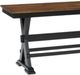 Signature Design by Ashley® Wildenauer Black/Brown Large Counter Dining Bench-1
