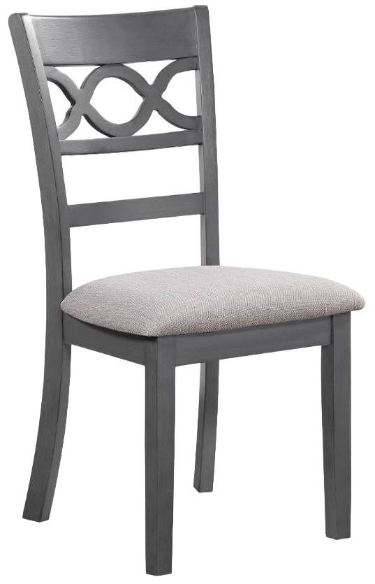 New Classic® Home Furnishings Cori 5-Piece Gray Round Dining Set-2