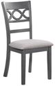 New Classic® Home Furnishings Cori 5-Piece Gray Round Dining Set-2