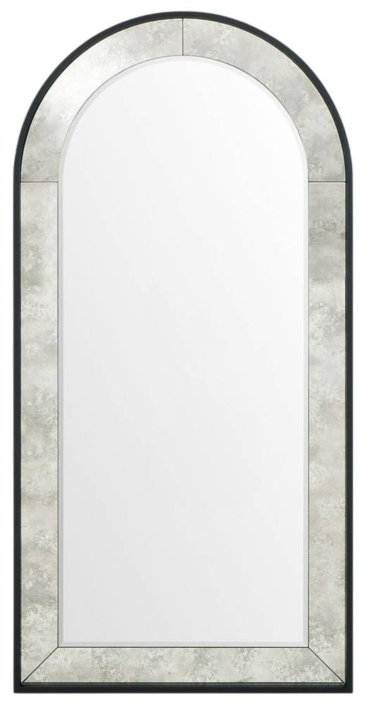 Uttermost® Marlowe Black Full Length Arch Mirror-0