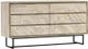 Armen Living Peridot Black/Natural Dresser -0