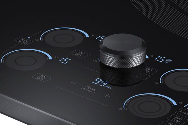 Samsung 36" Fingerprint Resistant Matte Black Stainless Steel Electric Cooktop-1
