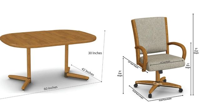 Chromcraft™ Customizable Camryn Carlisle 5-Piece Dining Set-2