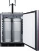 Summit® 24" 5.5 Cu.Ft. Panel Ready Built-In Beer and Wine Kegerator-2