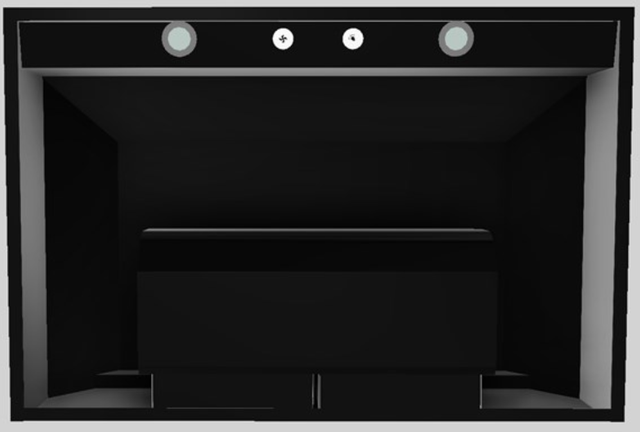 Vent-A-Hood® Designer Series 36" Black Wall Mounted Range Hood-1