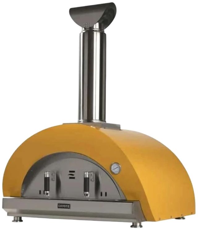 Coyote® DUOMO 40" Yellow Wood-Fired Pizza Oven-1