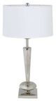 A & B Home Sleek Silver Table Lamp-0