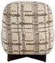Uttermost® Evans Caramel/Mocha Modern Armless Accent Chair-5
