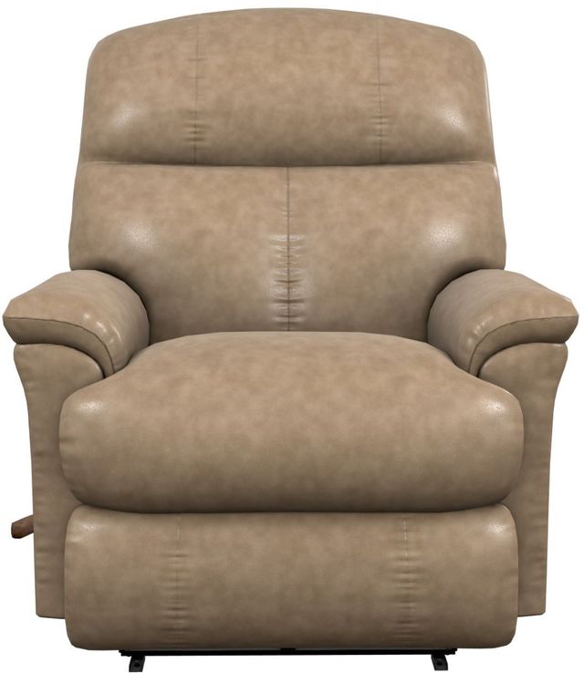 La-Z-Boy® Reed Beige Leather Manual Wall Recliner-1