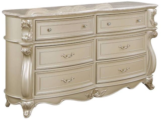 New Classic® Home Furnishings Monique Champagne Dresser | JR Furniture ...