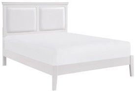 Mazin Furniture Seabright White Queen Bed-1