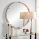 Uttermost® Cyprus White Round Mirror-2