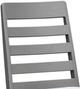 Intercon Navarro Gray/Mocha Fabric/Metal Ladder Back Outdoor Side Chair-1