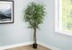 Monarch Specialties Inc. Black/Brown/Green 79" Indoor Artificial Ficus Tree with 8" Pot-1