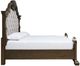 Signature Design by Ashley® Maylee Dark Brown Upholstered Queen Panel Bed-2
