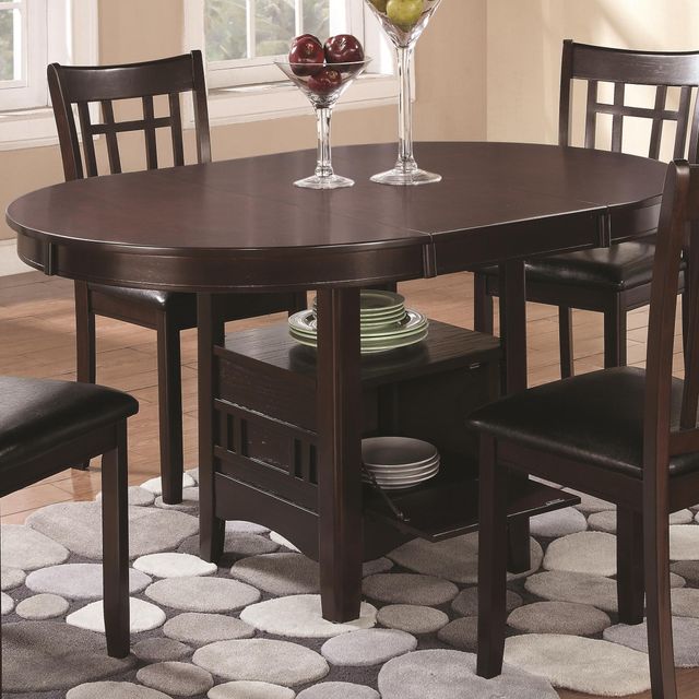 Coaster® Lavon 5-Piece Espresso Dining Table Set-2