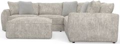 Jackson Furniture Bucktown 4-Piece Parchment L-Shape Sectional