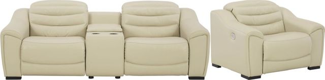 Signature Design by Ashley® Center Line 2-Piece Cream Power Reclining Living Room Set-0