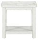 Liberty Furniture Backroads Parchment Brown End Table with Weathered White Base-2