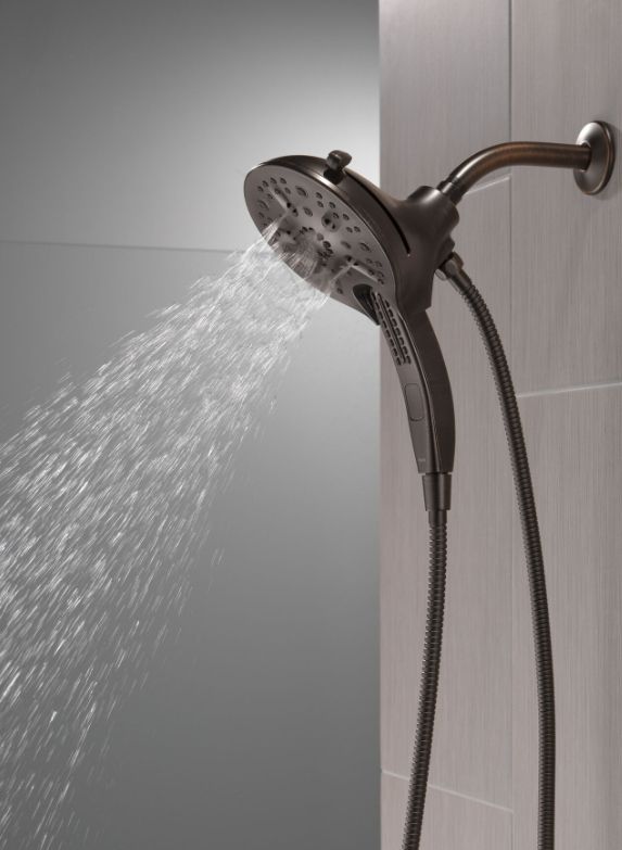 Delta Universal Showering In2ition® H2Okinetic® Venetian Bronze 5-Setting 2-in-1 Shower-3