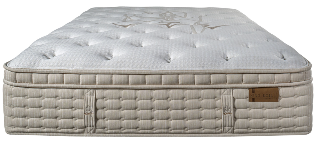 King Koil Natural Copper Lily 14" Latex Plush Euro Top Queen Mattress