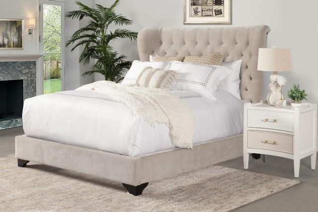 Parker House® Chloe Meringue Natural King Panel Bed-1