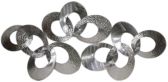 Moe's Home Collection Silver Looped Metal Large Wall Decor-0