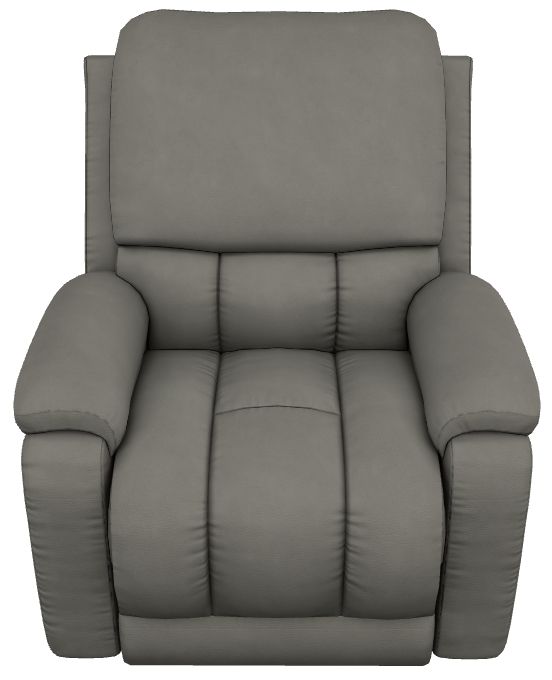 La-Z-Boy® Greyson Blue Gray Leather Power Rocking Recliner with Headrest and Lumbar-1