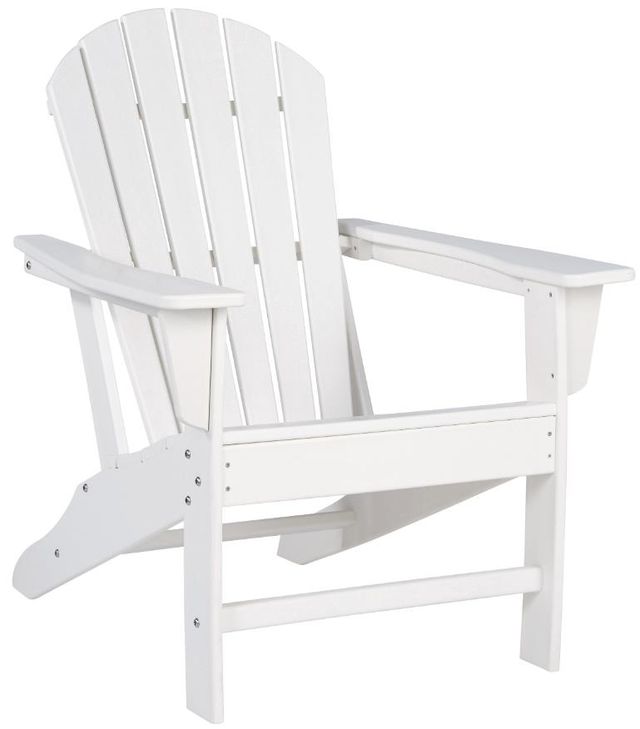 Signature Design by Ashley® Sundown Treasure 2-Piece White Outdoor Seating Set-1