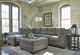Ashley® Pitkin Slate Oversized Accent Ottoman-2