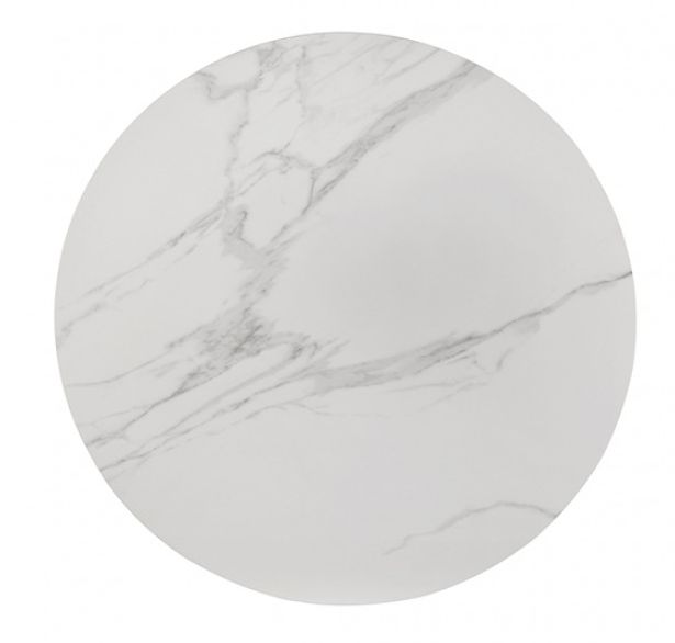 Furniture of America® Maidstone Black/White Round Dining Table-3