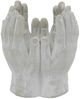A & B Home Gray Cupped Hands Planter-1