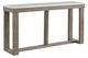 Signature Design by Ashley® Loyaska Ivory Sofa Table with Brown Base -0