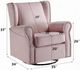 ACME Furniture Tamaki Pink Swivel Glider Chair-2