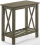 New Classic® Home Furnishings Eden Gray Chairside Table-0