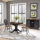 Liberty Furniture Carolina Crossing 3-Piece Antique Honey/Black Pedestal Dining Set-1
