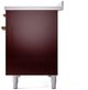 Ilve® Nostalgie II Series 48" Burgundy Pro Style Induction Range-4