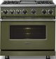 Viking® 7 Series 36" Martini Pro Style Dual Fuel Range with Griddle-2