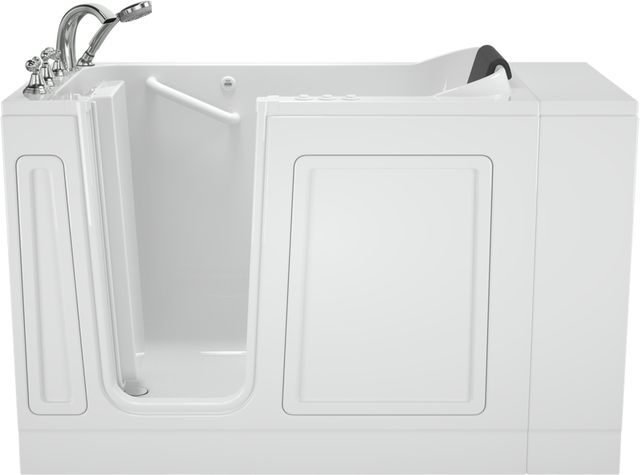 American Standard Luxury Series White Alcove Combination Walk-In Tub-0