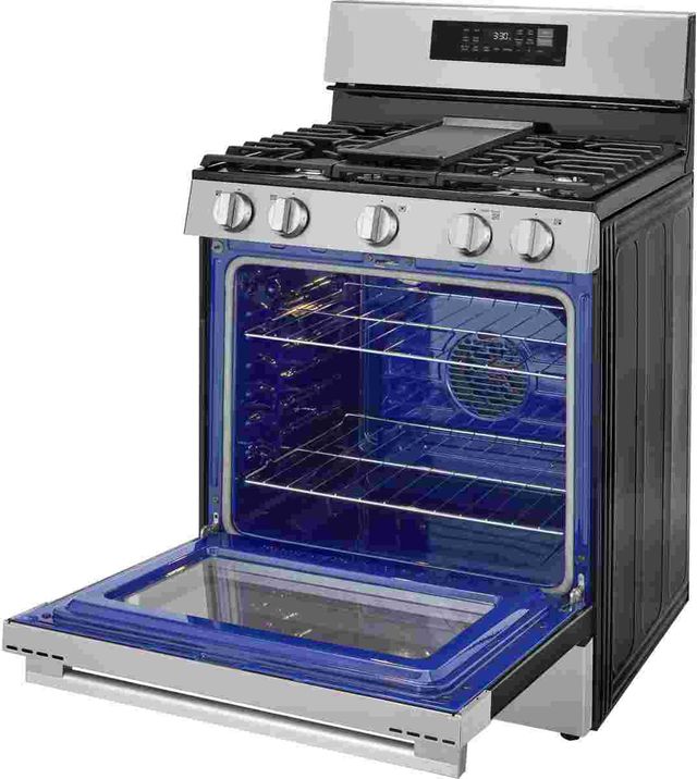 LG 30" Stainless Steel ProBake Convection® Smart Freestanding Gas Range-2