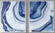 Olliix by Madison Park Blue Set of 2 Ethereal Printed Framed Canvas-0