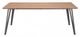 Zuo® Modern Perpignan Brown Dining Table with Silve Metal Legs-1